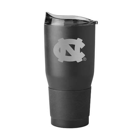 Logo Brands North Carolina Etch 30oz Black Powdercoat Tumbler 185-S30PT-BLK-9
